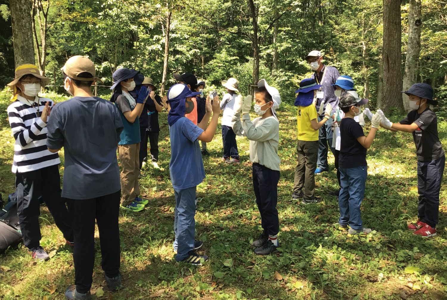 夏季移動教室の様子