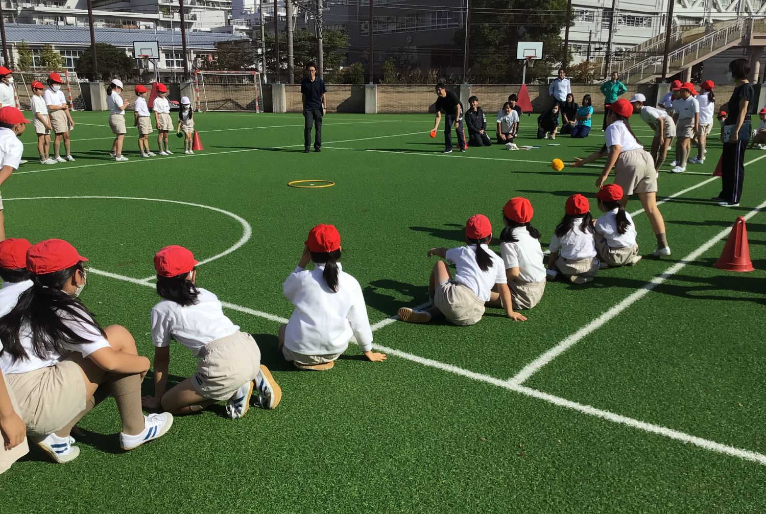 たてわりスポーツ大会の様子