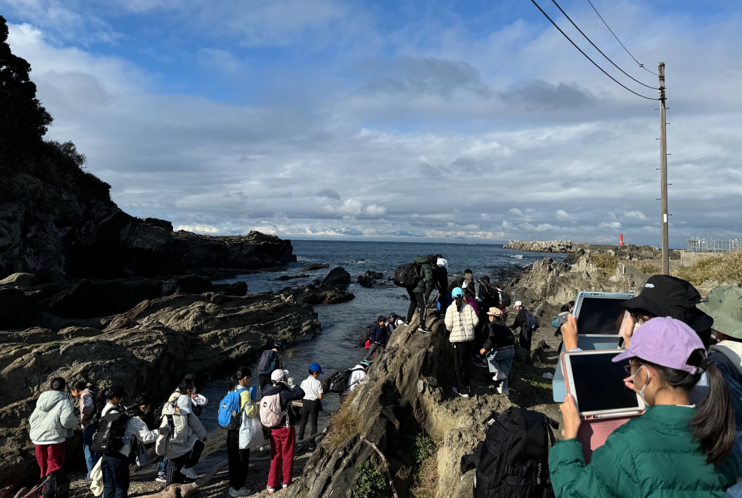 校外学習の様子